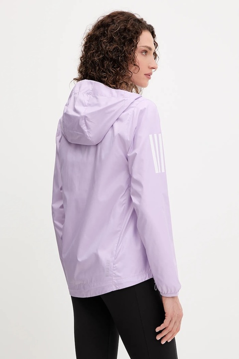adidas Performance kurtka do biegania Own The Run kolor fioletowy JX2264 - zdjęcie produktu nr 2