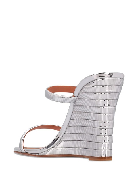 Aquazzura 95mm Riviera wedge sandals - Grey - zdjęcie produktu nr 2