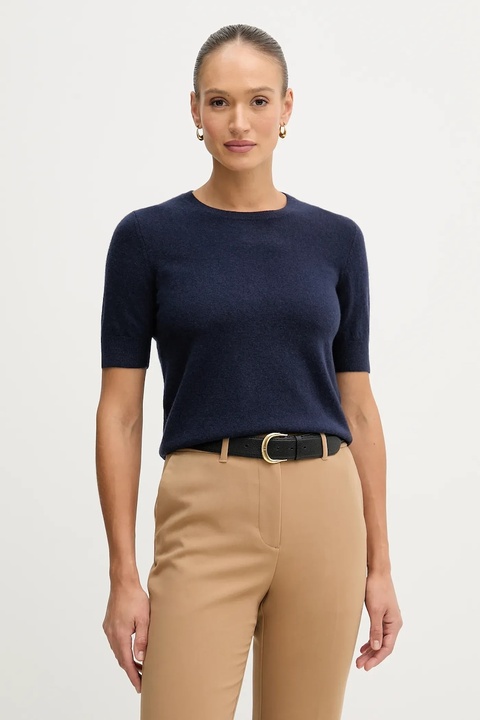 United Colors of Benetton sweter damski kolor granatowy lekki 1002D10D2 - zdjęcie produktu nr 1