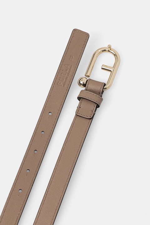 Furla pasek skórzany damski kolor beżowy WC00089 BX2045 1257S - zdjęcie produktu nr 1