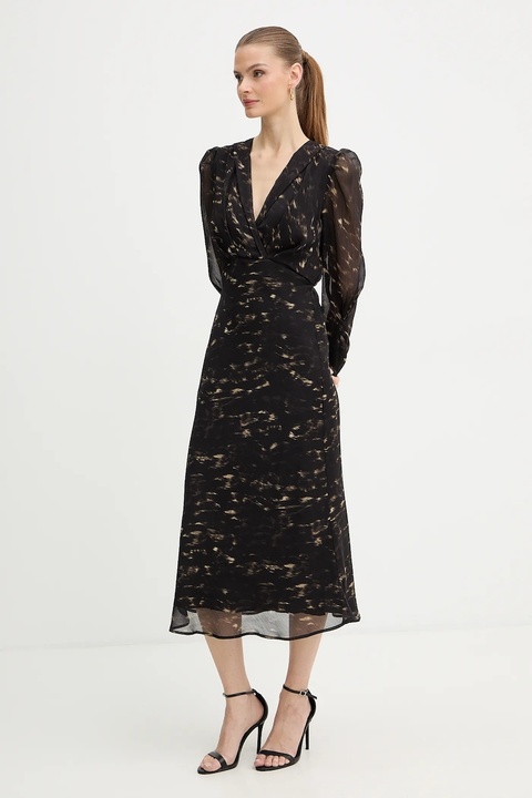 Morgan sukienka kolor czarny maxi prosta ROOD.F - zdjęcie produktu nr 2