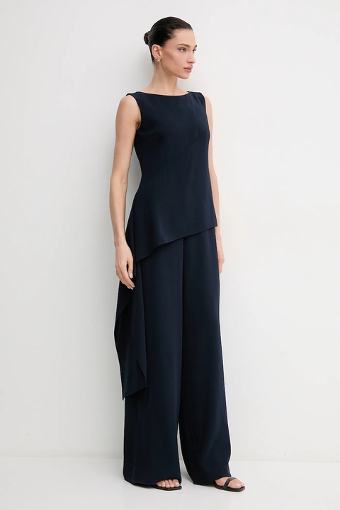 Sandro Ferrone kombinezon kolor granatowy z dekoltem okrągłym S23XBEBRACCINI - zdjęcie produktu nr 1