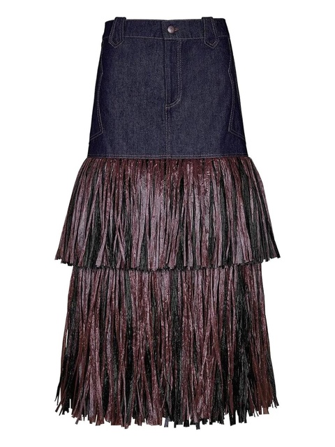 Johanna Ortiz Calipso skirt - Blue - zdjęcie produktu nr 1