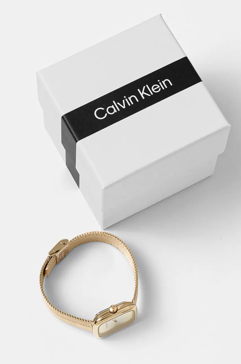 Calvin Klein zegarek damski kolor złoty 25100099 - zdjęcie produktu nr 1