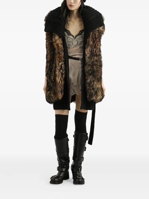 Dolce & Gabbana sleeveless slip mini dress - Neutrals - zdjęcie produktu nr 2