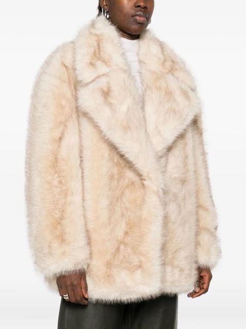 Sportmax Rosaria faux-fur coat - Neutrals - zdjęcie produktu nr 2