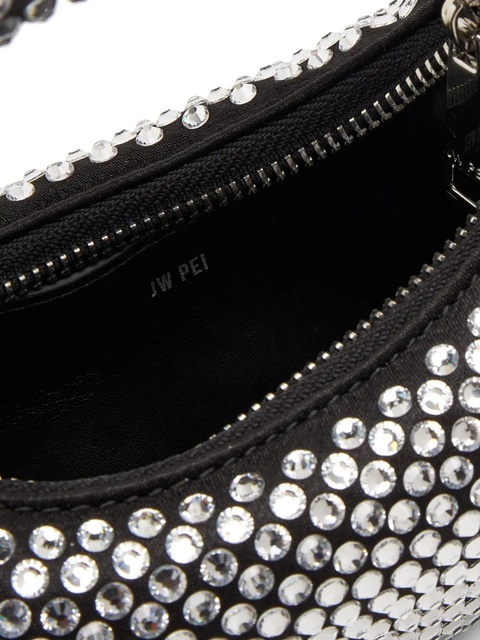 JW Pei Abacus crystal-embellished shoulder bag - Black - zdjęcie produktu nr 2