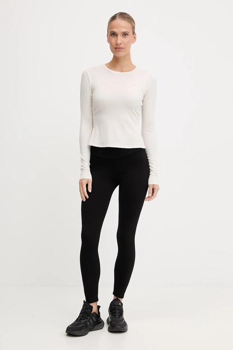 New Balance longsleeve treningowy damski kolor beżowy WT53133PEF - zdjęcie produktu nr 2