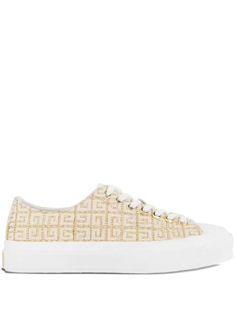 Givenchy 4G-pattern platform sneakers - Neutrals - zdjęcie produktu nr 1