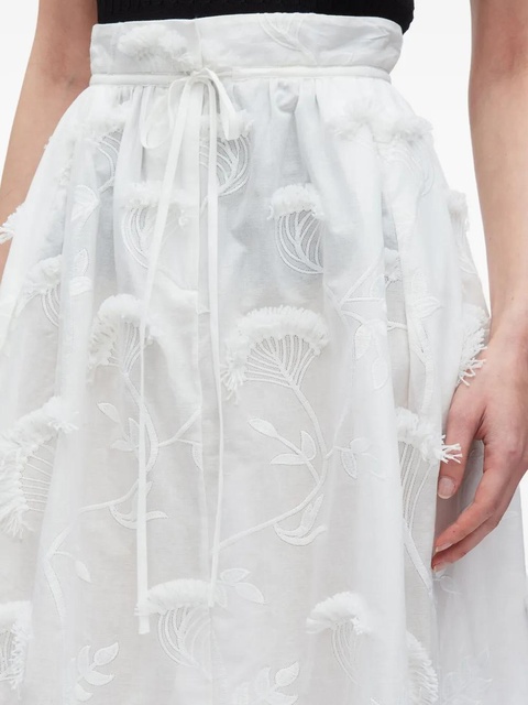 3.1 Phillip Lim embroidered skirt - Neutrals - zdjęcie produktu nr 2