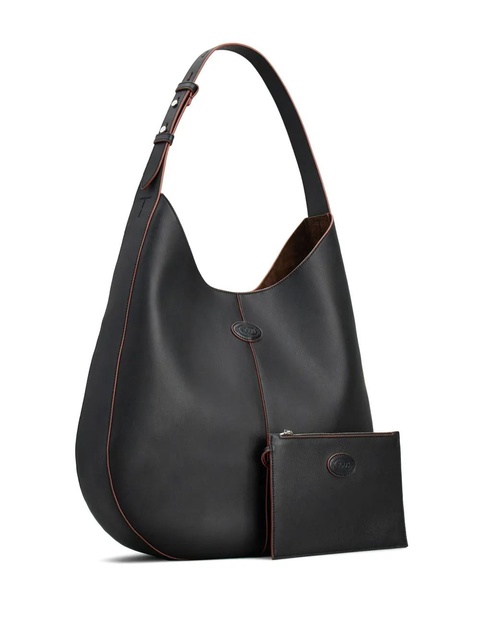 Tod's medium Di leather shoulder bag - Black - zdjęcie produktu nr 2