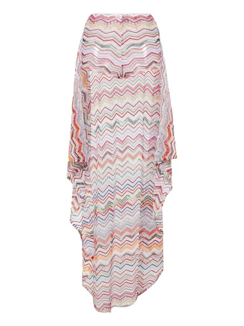 Missoni zigzag sarong skirt - Red - zdjęcie produktu nr 1