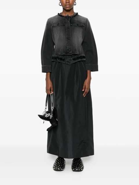 Simone Rocha distressed beaded jacket - Black - zdjęcie produktu nr 1