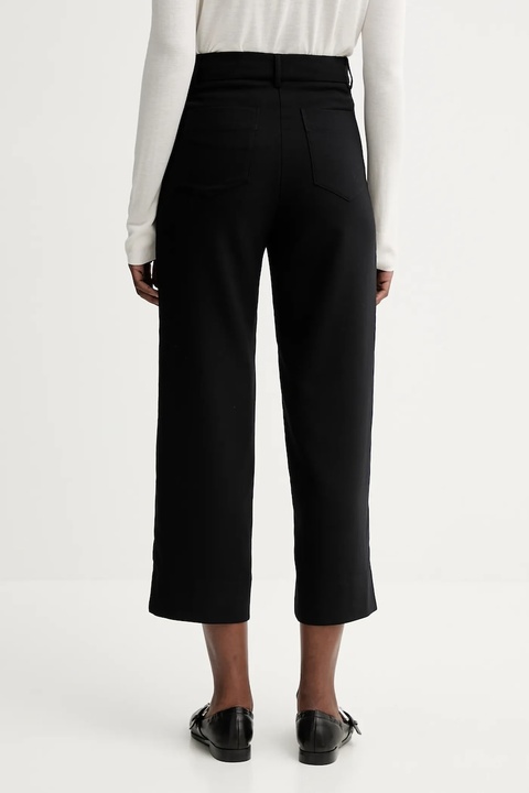 Sessun spodnie damskie kolor czarny proste high waist 21507002 - zdjęcie produktu nr 2