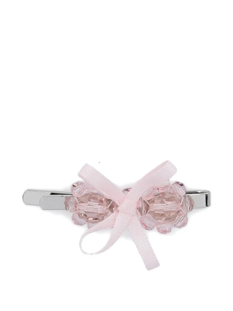 Simone Rocha beaded bow hair clip - Silver - zdjęcie produktu nr 1