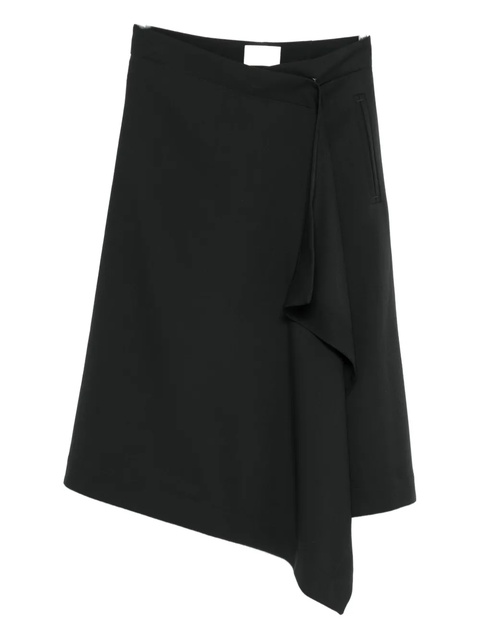 AMI Paris asymmetrical wrap skirt - Black - zdjęcie produktu nr 1