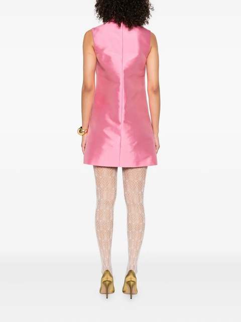 Valentino Garavani bow-detail mini dress - Pink - zdjęcie produktu nr 2