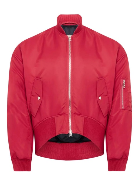 JW Anderson boxy zip-front bomber jacket - Red - zdjęcie produktu nr 1