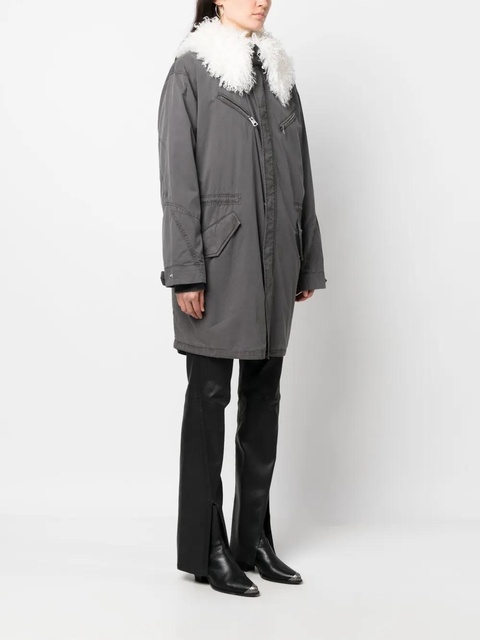 Zadig&Voltaire Kidea zip-up parka coat - Grey - zdjęcie produktu nr 2