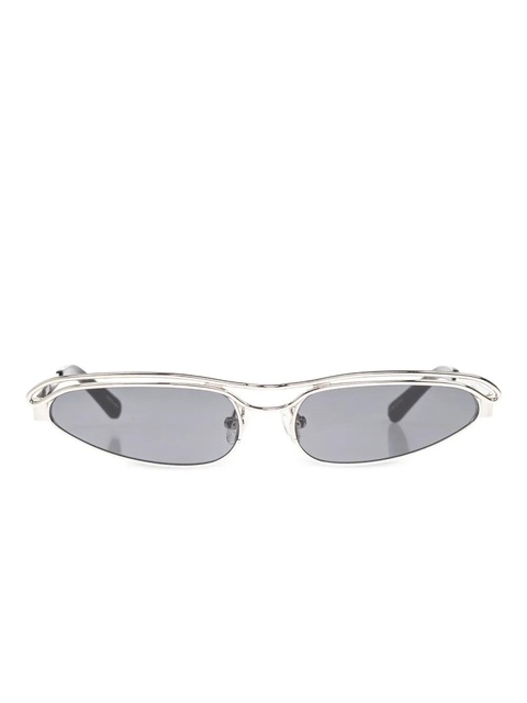 The Attico cat-eye sunglasses - White - zdjęcie produktu nr 1