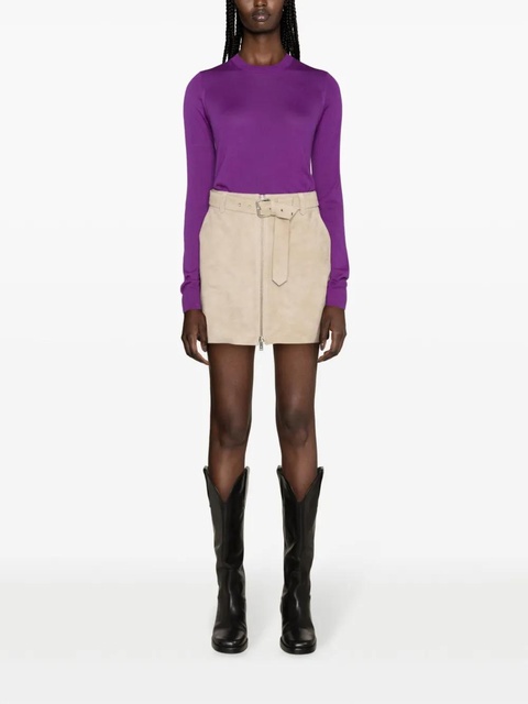 Zadig&Voltaire Emma open-back wool jumper - Purple - zdjęcie produktu nr 1