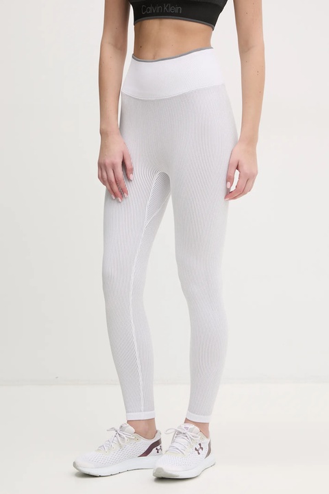 Calvin Klein Performance legginsy treningowe kolor biały gładkie 00GWS4L643 - zdjęcie produktu nr 1