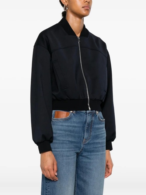 Maje zip-up bomber jacket - Blue - zdjęcie produktu nr 2