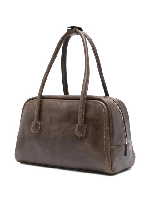 Marge Sherwood top-handle leather tote bag - Brown - zdjęcie produktu nr 1