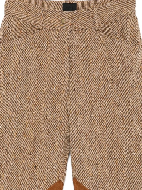 Anna Sui chevron trousers - Brown - zdjęcie produktu nr 2