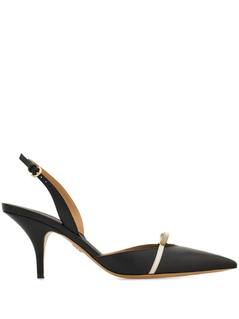 Ferragamo 70mm leather slingback pumps - Black - zdjęcie produktu nr 1