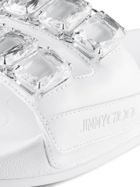 Jimmy Choo Fitz slides - White - zdjęcie produktu nr 1