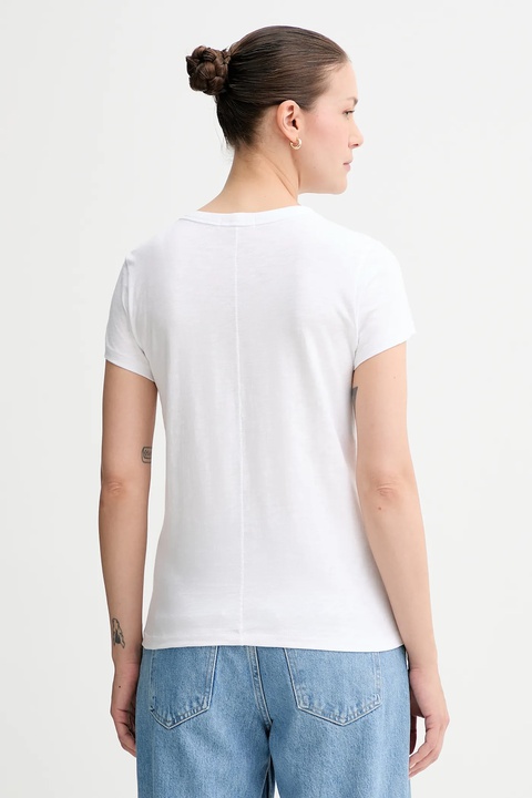 Rag & Bone t-shirt bawełniany damski kolor biały RE7D25FT3SW - zdjęcie produktu nr 2