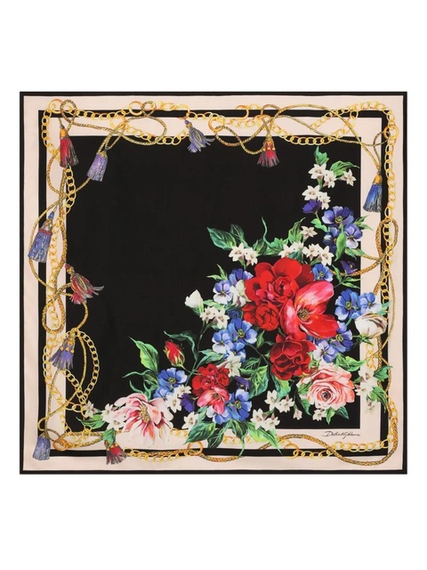 Dolce & Gabbana printed scarf - Black - zdjęcie produktu nr 1