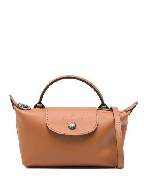 Longchamp Le Pliage Xtra XS embossed-logo mini bag - Brown - zdjęcie produktu nr 2