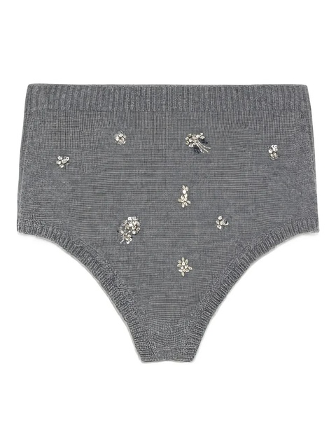 Simkhai Georgie embellished shorts - Grey - zdjęcie produktu nr 1