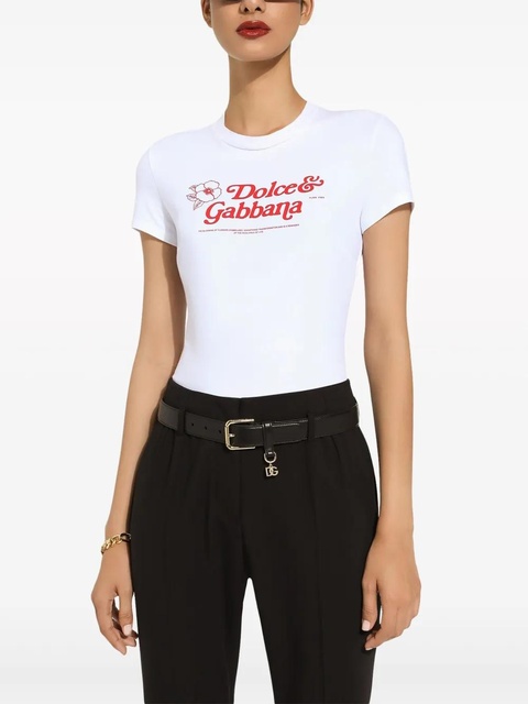 Dolce & Gabbana DG-charm leather belt - Black - zdjęcie produktu nr 1