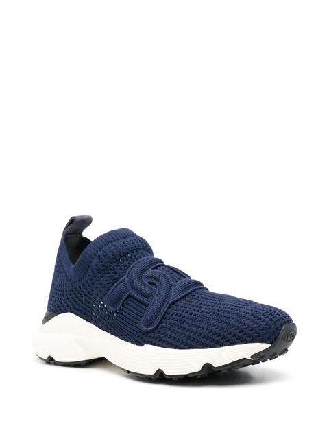 Tod's logo-patch sneakers - Blue - zdjęcie produktu nr 2