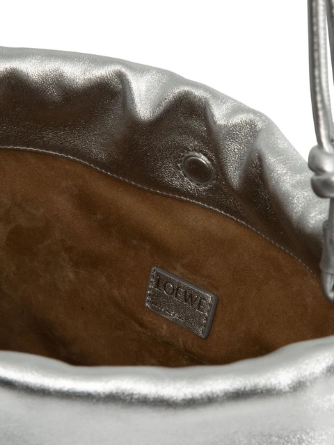 LOEWE Flamenco clutch bag - Silver - zdjęcie produktu nr 2