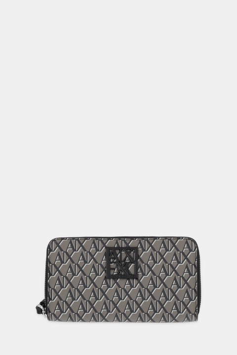 Armani Exchange portfel damski kolor brązowy XW000361 AF17221 - zdjęcie produktu nr 1