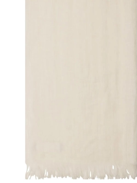 Max Mara linen scarf - White - zdjęcie produktu nr 2