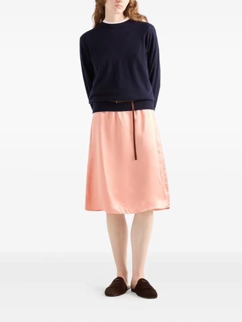 Prada crew-neck cashmere sweater - Blue - zdjęcie produktu nr 2