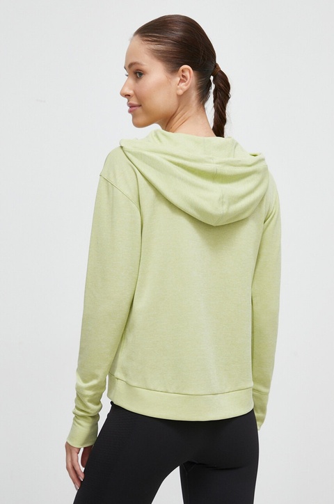 Helly Hansen bluza sportowa Lifa Tech damska kolor zielony z kapturem gładka Lifa Tech 48530 - zdjęcie produktu nr 1