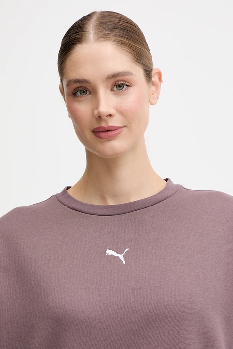 Puma bluza damska kolor brązowy z aplikacją 685400.D - zdjęcie produktu nr 1