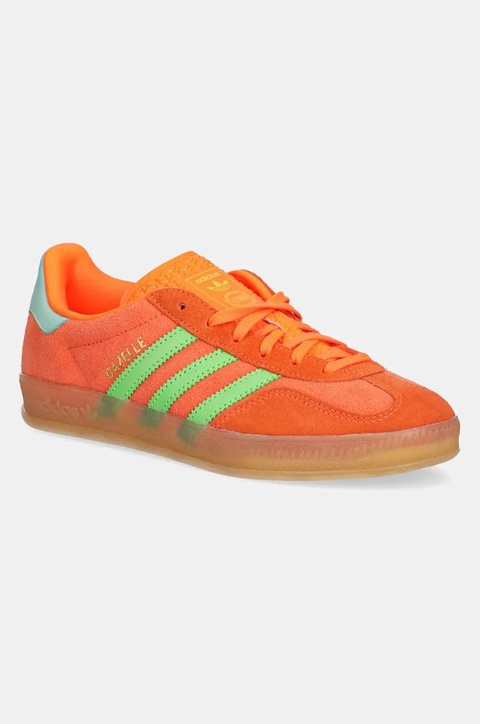 adidas Originals sneakersy nubukowe Gazelle Indoor W damskie kolor pomarańczowy JQ0193 - zdjęcie produktu nr 1