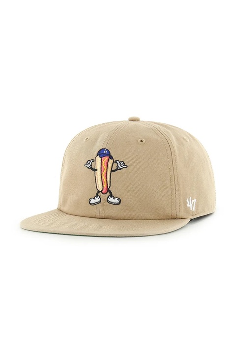 47 brand czapka z daszkiem bawełniana MLB Los Angeles Dodgers kolor zielony B-CARRL12GWP-KH - zdjęcie produktu nr 1