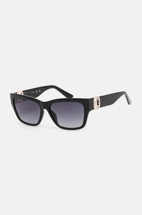 Guess okulary przeciwsłoneczne damskie kolor czarny GU00105_5601B - zdjęcie produktu nr 1