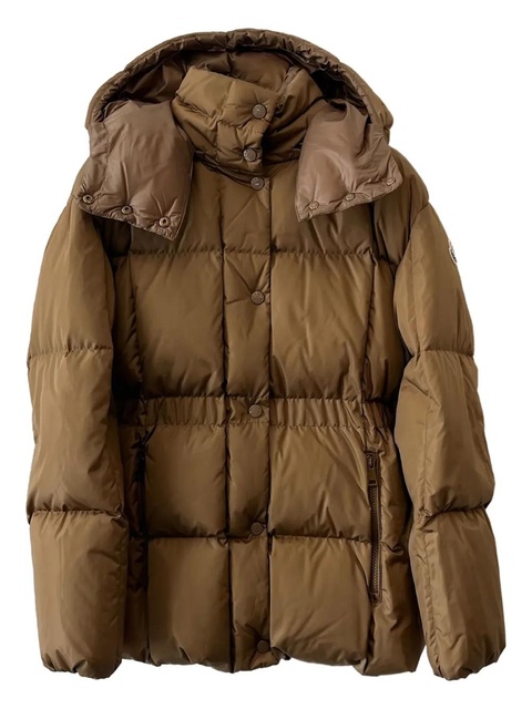 Moncler hooded quilted jacket - Brown - zdjęcie produktu nr 1