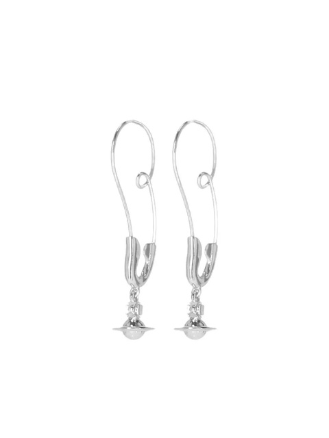 Vivienne Westwood large Maxima earrings - Silver - zdjęcie produktu nr 1