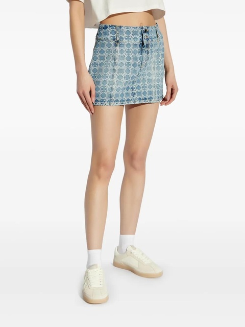 AMIRI denim mini skirt - Blue - zdjęcie produktu nr 2