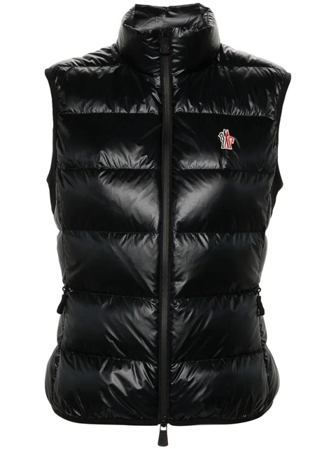 Moncler Grenoble logo-patch gilet - Black - zdjęcie produktu nr 1